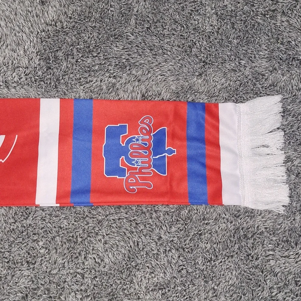 🔔 Phillies 2024 Opening Day Patriotic USA Souvenir Scarf. New! - Picture 6 of 10